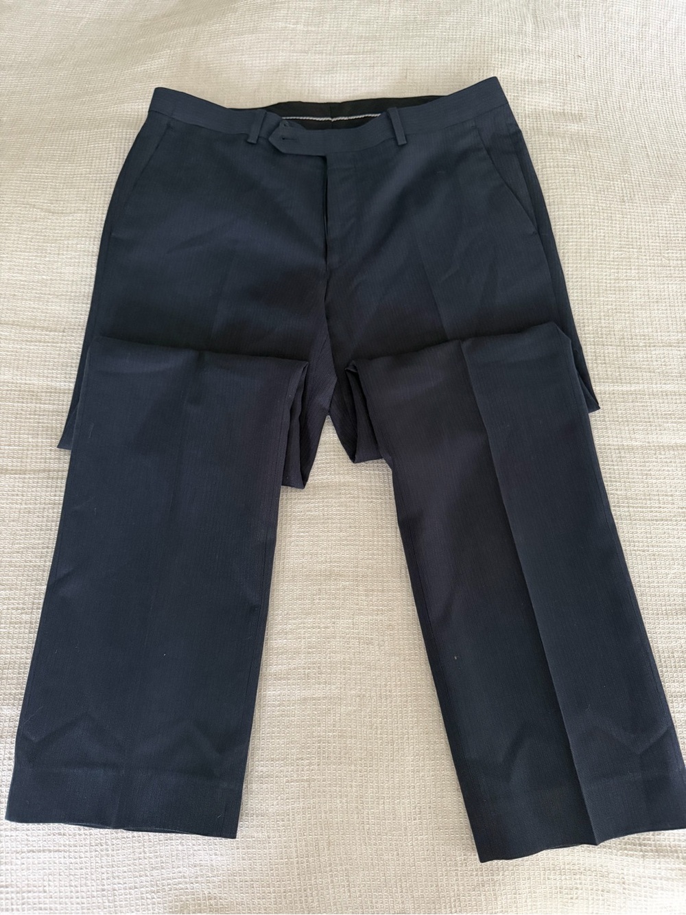 John Varvatos Men's Navy Dress Pants